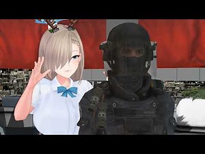 [mmd/blue archive/call of duty] asuna with the gign padoru padoru