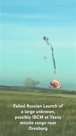 RUSSIAN ROCKET FAILS TO LAUNCH IN SPECTACULAR FASHION #ukrainewar