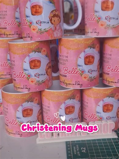 mugs for christening #cgprints #birthdaysouvenirs #mugs