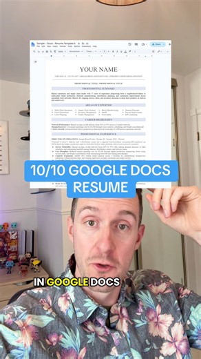 if you use Google Docs for your resume, save as. PDF to submit! #resume #jobsearch #career