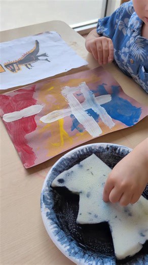 Basqiuat for preschool 👑👑👑 #arthistory #arttok #artteacher #preschool #kidsactivities