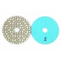 [Hot Item] High Quality Diamond Tool 4" Diamond 3 Step Wet Polishing Pad for Granite Marble Stone Concrete