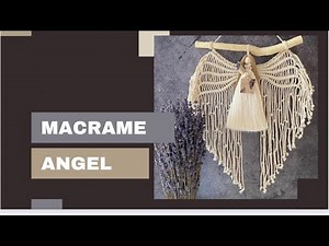 Macrame angel