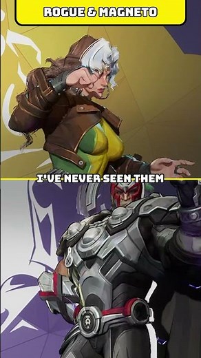 Rogue and Magneto interaction - Marvel Rivals