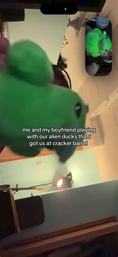 thank you cracker barrel for the alien ducks 🫡 #crackerbarrel #duck #alien #boyfriend #fyp
