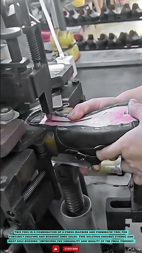 Professional Shoemaking Tool: Precisely Shaping and Bonding Shoe Soles #innovationtools