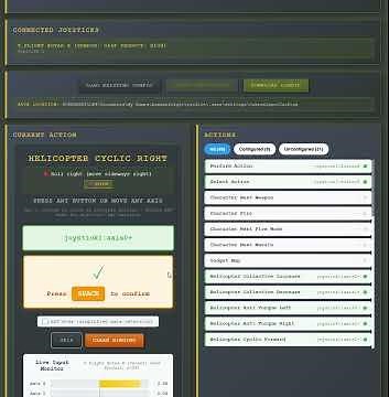 Arma Reforger HOTAS Configurator Example Usage