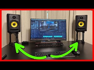 IsoAcoustics Iso-Stand Series Speaker Isolation Stands with Height & Tilt Adjustment: