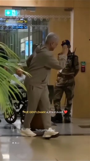 True Gentleman! Ajith Kumar Takes Blessings at Chennai Airport 🙏✨ Ajith Kumar sir returning to Chennai Airport — stopping to speak with an elderly amma, taking her blessings by touching her feet. 🙏 No background music needed. No attitude. Just pure love, respect & humanity. ✨ This is why he is not just an actor… he is an emotion. 🖤🔥 ➡️ Watch till the end for the most heart-touching moment ➡️ Save & Share this Reel if his humility inspires you ➡️ Comment with ❤️ for Thala #AjithKumar #ThalaAj