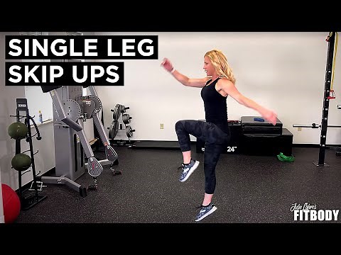 Single Leg Skip Ups Exercise Demonstration