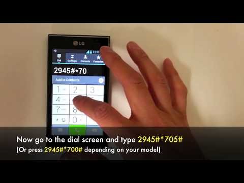 How to Unlock LG Optimus L7 P705 / P700 Network in 5 Minutes for Rogers, Fido and other Carriers