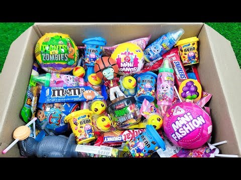 Unpacking Full Of Box Giant Surprise Ball, Fun Lollipop Candy, Sweet Chocolate | ASMR