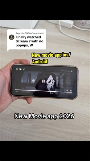 Replying to @TikTok 🎥 Use a movie app for iOS and Android to check film details and stay updated on releases like Scream 7. #movieapp #ios #android #scream7 #movies