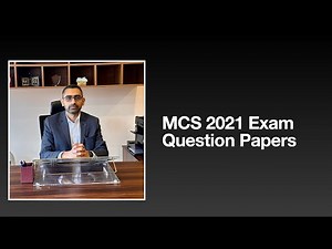 MCS 2021 Exam Question Papers