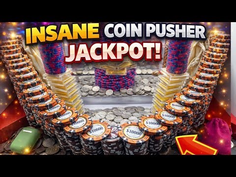 Massive wall $10 million buy in high limit coin pusher