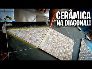 LEARN ONCE AND FOR ALL HOW TO LAY CERAMIC TILES DIAGONALLY, STEP BY STEP!!