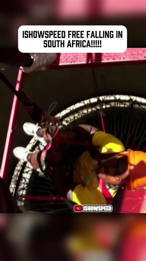 Ishowspeed Free falling in South Africa!!!🇿🇦🔥 #ishowspeed #fyp #irl | i show speed