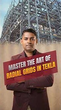 How to Create Radial Grids in Tekla Structures | Tekla Tips & Tricks 🚀