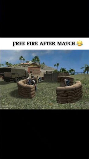 free fire after the match 😂