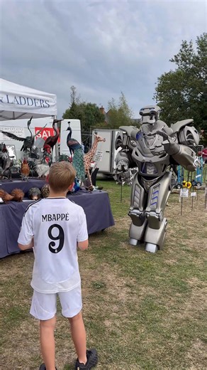 Just a #robot looking to take over from the legendary David Attenborough! #comedy #entertainment #uk #futuristic #technology #ai #artificialintelligence #robotics | Titan the Robot