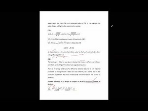 Latin Square Design 2 Relative efficiency