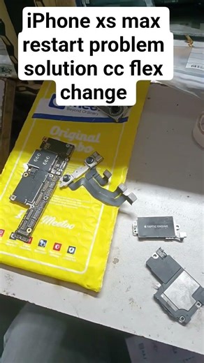 i phone 📱📱 xs max restart problem solution cc flex change #vanimobilerepair #androidphone