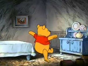 Winnie The Pooh Up and Down Touch to Ground Song Slowed Down