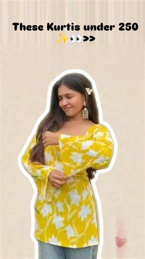 Affordable short kurtis you need in your wardrobe 🌷🤌Comment “LINK” to get link#meeshofinds#kurti