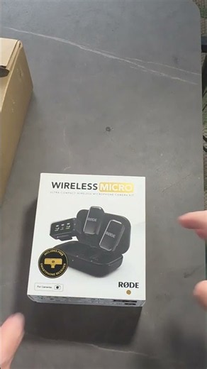 Finally got the Rode Wireless Micro!