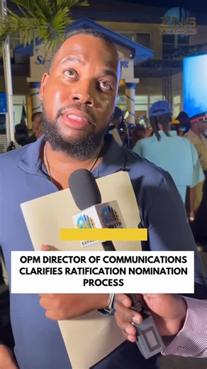 The ZNS Network on Instagram: "#RATIFICATION- Latrae Rahming, OPM Director of Communications, clarifies the ratification nomination process. He explained that potential candidates must first complete a week-long module training focused on the principles of serving under the Progressive Liberal Party. Interested individuals then formally indicate in writing to the party’s Secretary General their desire to become the party’s standard bearer in the upcoming general election. That correspondence is 