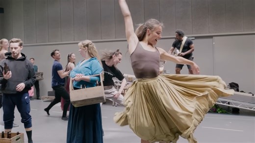 5.7K views · 29 reactions | We’re deep into rehearsals for Brigadoon at the moment - here’s a little sneak peek into what’s going been going on in the studio! Brigadoon opens for previews on 2 August. More info: https://shorturl.at/LyhDN  Ben Hewis | Regent's Park Open Air Theatre | Facebook