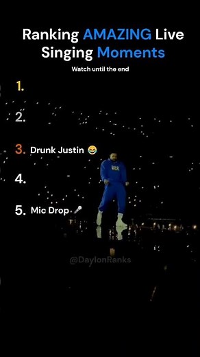 Ranking AMAZING Live Singing Moments