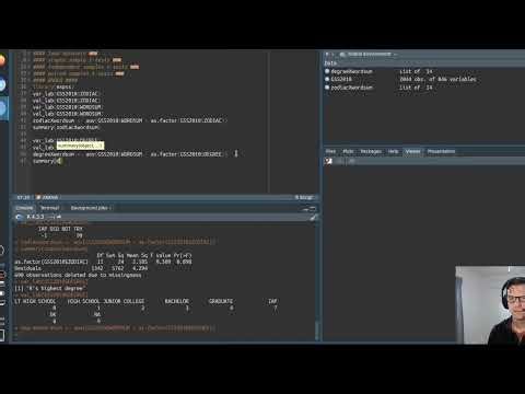 How to do ANOVA (ANalysis Of VAriance) in R and RStudio