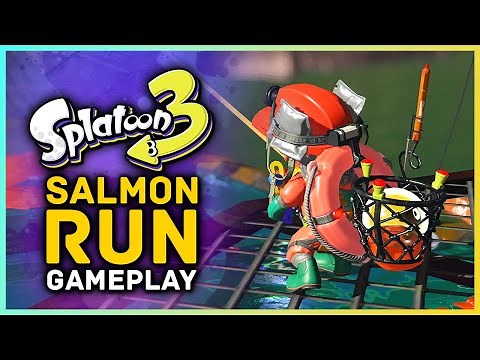 Splatoon 3 - NEW Salmon Run Co-op Gameplay!