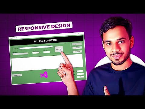 How to Make Your form Responsive using Anchor Property in Visual Studio | C# GUI Tutorial