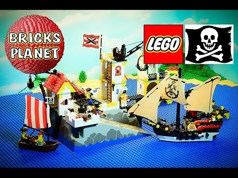 Lego Pirates 6277 Imperial Trading Post - Stop Motion Review