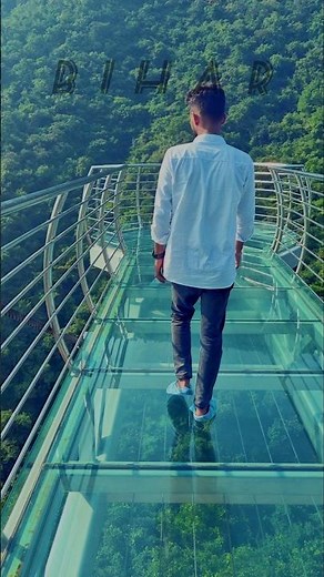 Rajgir Glass Bridge Adventure 🤯 | #nature