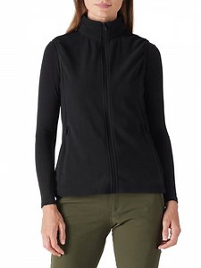 Off Road Ventures Womens Fleece Lined Vests Outerwear Lightweight Sleeveless Running Vest With Zipper Pockets