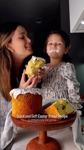 Quick and Soft Easter bread! Full recipe NATALIASBLOG.COM