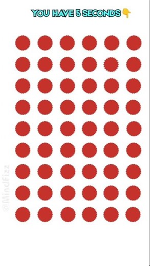 DON’T BLINK! 👀 Find the Different Circle in 5 Seconds! ⭕ @MindFizz IQ