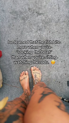 Fishing with Bionka | Always biting at the worst times. 🤭😂🎣 @bionkabuilds | Instagram