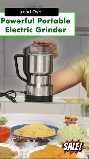 This Mini Electric Grinder is powerful, portable, and perfect for all your DIY needs! 💪 Get yours now with an exclusive discount! 💸 #PortablePower #