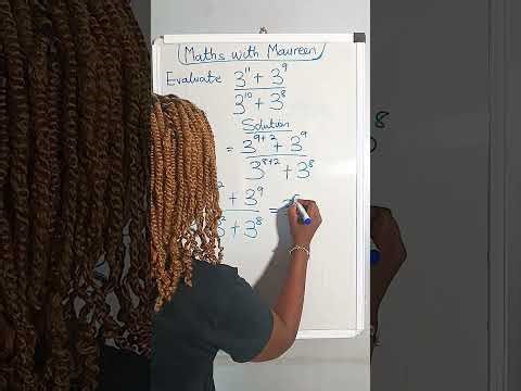 How to evaluate exponential expression 