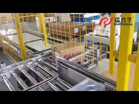 Robot Palletizer Packing Line End-of-Line Packaging Case Erector Case Packer Robotic Palletizer