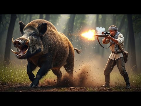 Hunting the World’s Most Dangerous Wild Boars: Extreme Face-to-Face Survival!