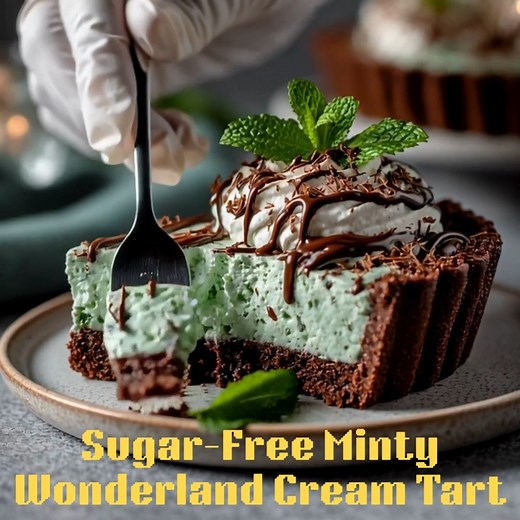  Sugar-Free Minty Wonderland Cream Tart A mint-chocolate winter...