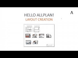 Hello Allplan! Layout creation