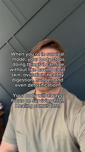 When the body enters a state of survival mode in response to stress, it undergoes various changes to prioritize essential functions necessary for immediate survival. This adaptive response is commonly known as the fight-or-flight response. Here's an explanation of why the body stops doing non-essential things during survival mode: 🔹Energy conservation: In survival mode, the body conserves energy by reducing or ceasing non-essential functions. This is because it needs to redirect resources towar