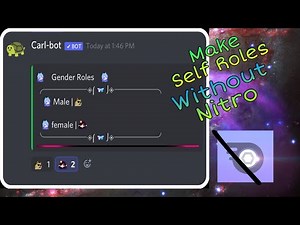 Discord Self roles tutorial | add animated emoji without nitro | put gif emoji without nitro