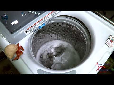 GE GTW720BSNWS GE TOP LOADER WASHER Mop Head Test Active Wear cycle